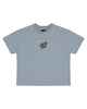 SANTA CRUZ BOYS BRAIN DOT CONTRE S/S TEE - SLATE