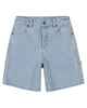 SANTA CRUZ GIRLS CHECKER HEART DOT JEAN SHORTS - LIGHT WASH INDIGO