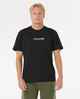 RIPCURL MENS VAPORCOOL TEST TUBE TEE - BLACK