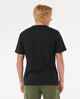 RIPCURL MENS VAPORCOOL TEST TUBE TEE - BLACK