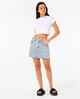 RIPCURL LADIES TABBY DENIM MINI SKIRT - VINTAGE BLUE