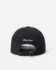 RIPCURL LADIES MIXED 6 PANEL CAP - BLACK / WHITE