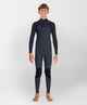 O'NEILL BOYS 3/2 HYPERFREAK CHESTZIP STEAMER - GUNMETAL/ BLACK