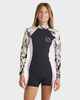 BILLABONG GIRLS 2MM SPRING FEVER L/S SPRINGSUIT - BLACK FLORAL
