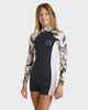 BILLABONG GIRLS 2MM SPRING FEVER L/S SPRINGSUIT - BLACK FLORAL