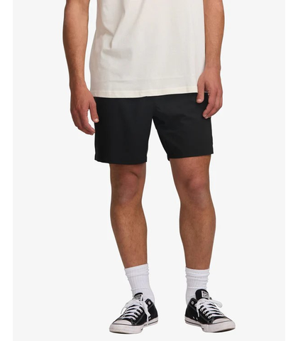 BILLABONG MENS SURFTREK ELASTIC WAIST BOARDSHORT - BLACK