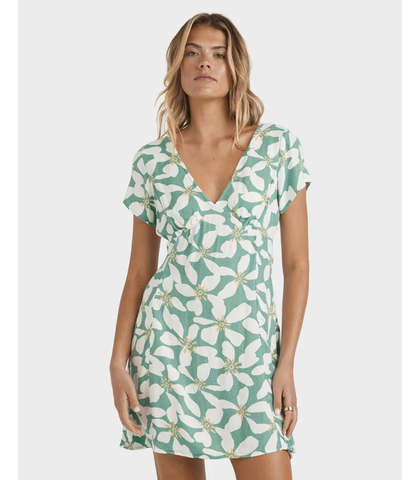 BILLABONG LADIES FOREVER AFTER DRESS - BLUE BIRD