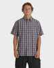 BILLABONG MENS MOGAL S/S DRESS SHIRT - DEEP PURPLE