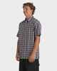 BILLABONG MENS MOGAL S/S DRESS SHIRT - DEEP PURPLE