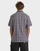 BILLABONG MENS MOGAL S/S DRESS SHIRT - DEEP PURPLE