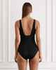 HEAVEN AVA D CUP ONE PIUECE SWIMSUIT - BLACK