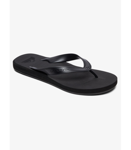QUIKSILVER CARVER II DELUXE JANDAL - BLACK