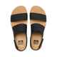 REEF LADIES WATER VISTA SANDAL - BLACK / TAN