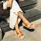 REEF LADIES VISTA HI BUCKLE SANDAL - ESPRESSO