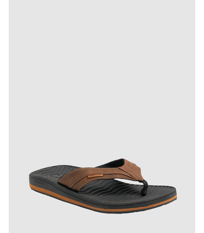 KUSTOM MENS QUEST JANDAL - CHOCOLATE