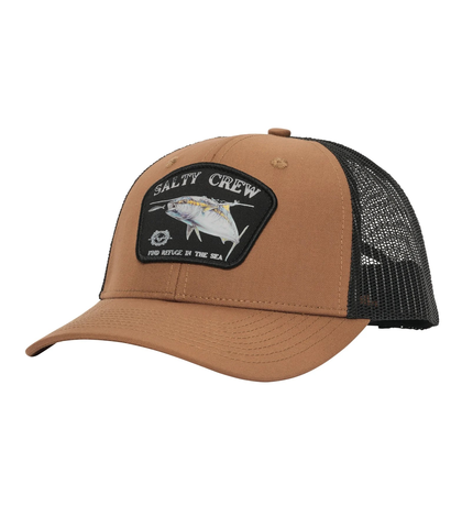 SALTY CREW SURFACE RETRO TRUCKER CAP - CAMEL