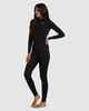 BILLABONG LADIES 3/2 FOIL CHEST ZIP STEAMER - BLACK
