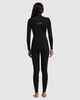 BILLABONG LADIES 3/2 FOIL CHEST ZIP STEAMER - BLACK