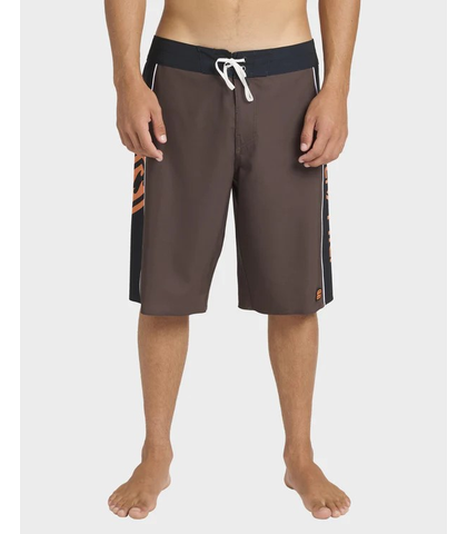 BILLABONG MENS SPEC 73 D BAH PRO BOARDSHORT - DARK BROWN