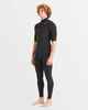 BILLABONG MENS 2MM REVOLUTION NATURAL S/S CHESTZIP STMR - BLACK
