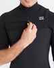 BILLABONG MENS 2MM REVOLUTION NATURAL S/S CHESTZIP STMR - BLACK