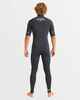 BILLABONG MENS 2MM ABSOLUTE NATURAL S/S CHESTZIP STEAMER - BLACK