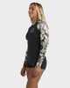BILLABONG LADIES SPRING FEVER NATURAL L/S SPRINGSUIT - BLK FLOARL