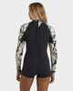 BILLABONG LADIES SPRING FEVER NATURAL L/S SPRINGSUIT - BLK FLOARL