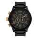 NIXON 51-30 CHRONO SS WATCH - MATTE BLACK / GOLD 