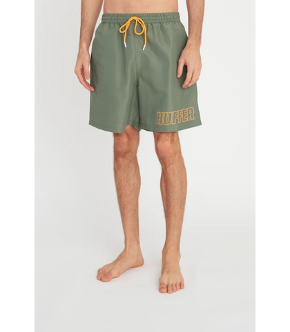 HUFFER MENS STAPLE TRUNK - OUTLINED - KHAKI