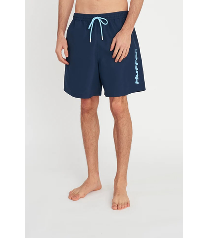 HUFFER MENS STPLE TRUNK - CARVED - NAVY