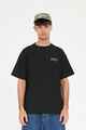 HUFFER MENS BLOCK TEE - WOODY - BLACK