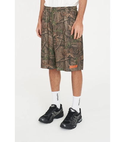 HUFFER MENS BAGGY BB SHORT - WOODHILL CAMO