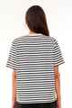 HUFFER LADIES OUI OUI CLASSIC TEE - BLACK / CHALK