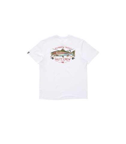 SALTY CREW MENS TROUT MOUNT S/S TEE - WHITE