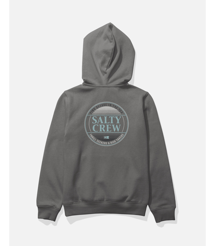 SALTY CREW BOYS SIMPLE FADE HOODY - CHARCOAL