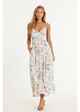 AMUSE SOCIETY TAHITI COVE WOVEN MAXI DRESS - MULTI