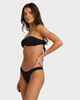 ROXY LADIES SD BEACH CLASSICS RING BANDEAU BIKINI TOP - BLACK