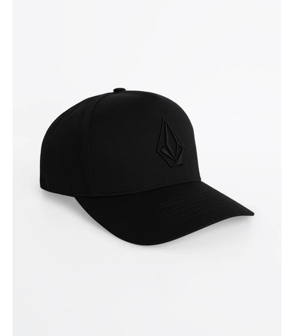 VOLCOM MENS EMBOSSED STONE ADJUSTABLE CAP - BLACK
