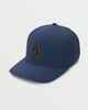 VOLCOM STONE TECH FLEXFIT DELTA CAP - NAVY