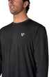 VISSLA MENS TWISTED ECO L/S RASHSHIRT - BLH