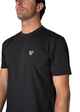 VISSLA MENS TWISTED ECO S/S RASHSHIRT - BLACK