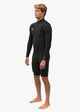 VISSLA MENS 2MM 7 SEAS CHEST ZIP L/S SPRINGSUIT - BLACK