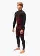 VISSLA MENS 3/2 7 SEAS COMP CHEST ZIP STEAMER - BLACK 2