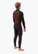 VISSLA MENS 3/2 7 SEAS COMP CHEST ZIP STEAMER - BLACK 2