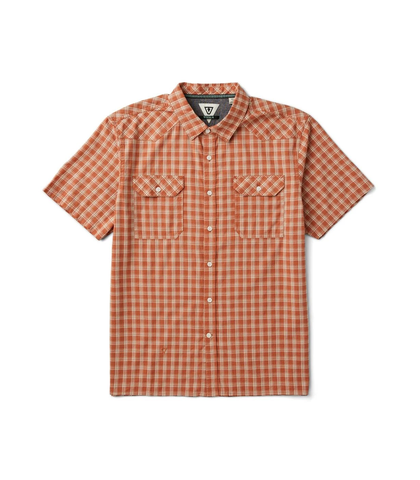VISSLA MENS OLLIE ECO S/S DRESS SHIRT - TRC