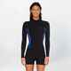 O'NEILL LADIES 2MM BAHIA BOYLEG L/S SPRINGSUIT - JUNGLE SURF