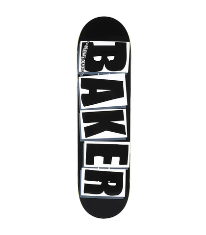 BAKER DECK - BRAND LOGO - BLACK / WHITE 8.4