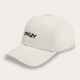 OAKLEY 6 PANEL STRETCH FIT METALLIC CAP - MIST / BLACK
