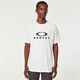 OAKLEY MENS O BARK 2.0 S/S TEE - WHITE / BLACK